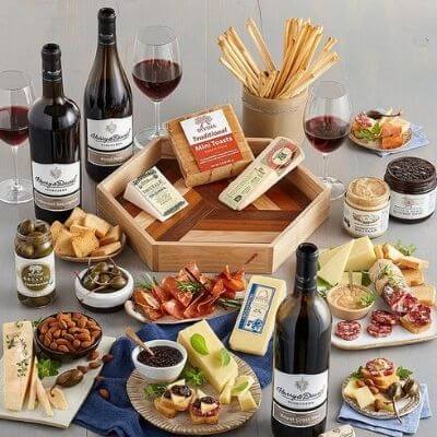 Grand Gourmet Entertaining Collection with Wine