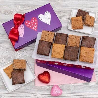 Valentines Day Brownie Gift Box